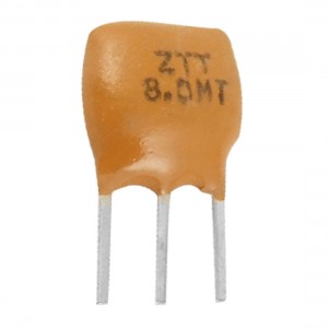 100 Pcs 8 MHz 3 Pins Ceramic Filters for Radio Receiver