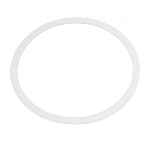 80mm x 90mm x 2mm Flat PTFE Gasket Sealing Washer White