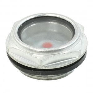 27mm Male Thread Plastic Oil Level Sight Glass for Air Compressor
