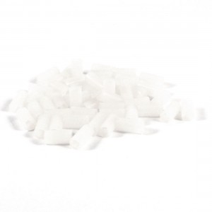 50 Pcs 5mmx10mm White Nylon 66 LED Spacer Supports Cylindrical for PC Board