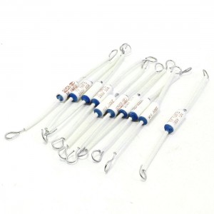 10 Pcs Electrical Circuit Cutoff Thermal Fuse 185 Degree Celsius 250V 10A
