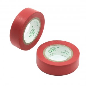 2pcs PVC Electrical Wire Insulating Tape Roll Red 29.5Ft Length 18mm Wide