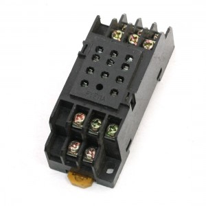 PYF-11A 11P 3mm DIN Rail Power Relay Socket Base Holder for MY3