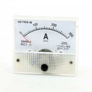 85C1 DC 0-300A Ampere Ammeter Analog Current Panel Meter