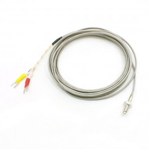 13Ft Long Metal Wrapped Line E Type 0-800 Degree Celsius Thermocouple Probe