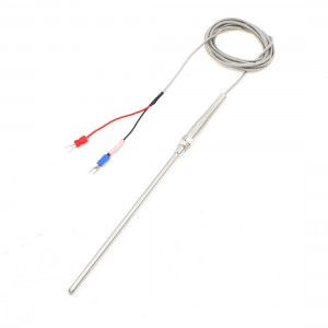 2M 6.6Ft 0-600 Degree Celsius K Type Temperature Thermocouple Probe