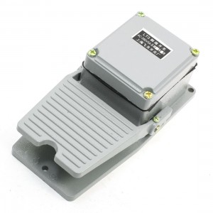 Gray 5A SPDT NO NC Momentary CNC Power Treadle Foot Pedal Switch