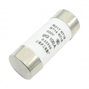 RT19 RT18 RT14 R017 500V 100A gG Cylindrical Ceramic Fuse 22x58mm