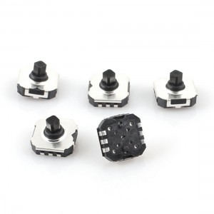 5 Pcs 7mm x 7mm 6 Pin 5 Way Momentary Push Button SMD SMT Tactile Switch