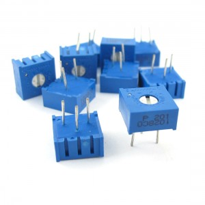 3386P-1-201 200 Ohm 3/8" Square Cermet Single Turn Trimmer Potentiometers 10 Pcs