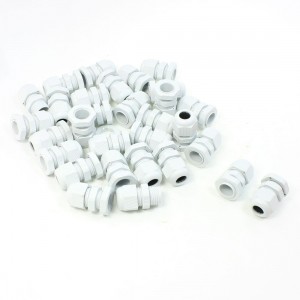 30 x PG9 Plastic Cable Glands 4mm - 8mm Line Fasteners