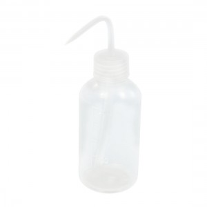 250ml Capacity Clear White Plastic Oil Liquid Squeeze Bottle Holder
