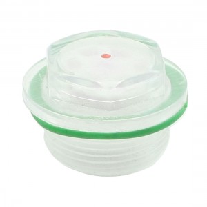 2.5cm Male Thread Dia Air Compressor Fittings Oil Level Sight Glass