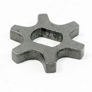 30mm x 30mm x 5mm Single Row 6 Teeth Simplex Chain 5016 Drive Sprocket Dark Gray
