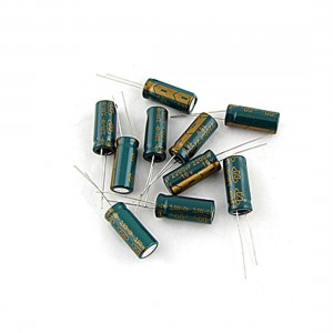 Motherboard Polarized 2200UF 16V Electrolytic Capacitor