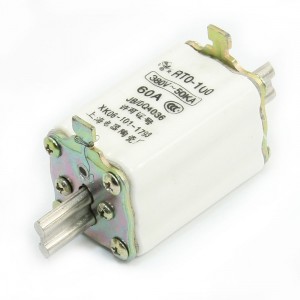 RTO-60A 60A 11cm Length Blade Type Ceramic HRC Fuse Link