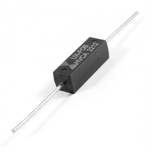 Silver Tone Axial Lead Black Body 500mA 8KV 40nS Rectifier Diode