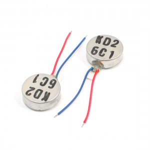 Mobile Phone 10mm Dia 3.4mm Thick DC 3V Mini Vibration Motor Coin Vibration x 2