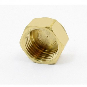 1/2" Female Threaded Dia Metal Hex Head Pipe Plug Cap Fitting