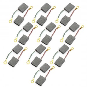 53/64" x 5/8" x 1/5" Motor Carbon Brush Replacements 20 Pcs