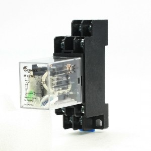 MY2NJ 24V DC Coil General Purpose Power Relay 8Pin 5A 240VAC/28VDC w Socket