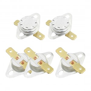 5Pcs NC Ceramic Temperature Switch Thermostat 250 Degree Celsius KSD301