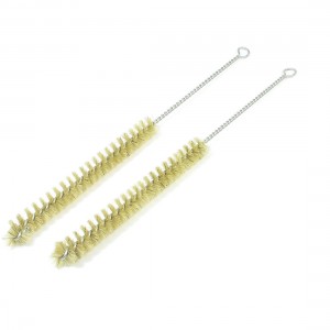 2 Pcs 7" Laboratory Measurement Test Tube Bottle Cleaning Tool Nylon Brush