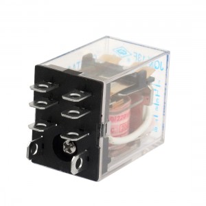 JQX-13F AC 220V Coil 8 Pin DPDT Power Relay 5A 240VAC 28VDC