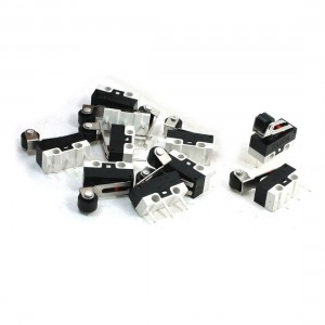 10Pcs NO NC Momentary Roller Hinge Lever SPDT Micro Limit Switches CNC Home LOT