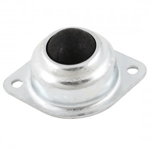 Computer Chair Silver Tone Black Eye Shape Design Ball Transfer Unit Bearings