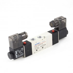 DC 12V 3W 4V230 08 2 Position 5 Way Pneumatic Solenoid Valve