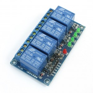 DIY MCU 24V 4 Channel 4CH High Level Trigger PLC Relay Module