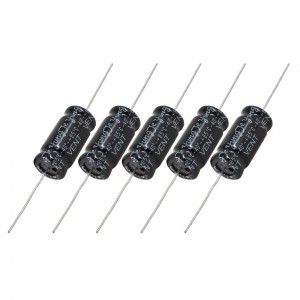5 Pcs 2.7uF 100 -40+85C Aluminum Electrolytic Capacitor 10mmx20mm
