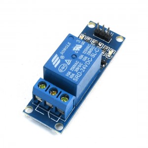 Optocoupler Shielded Low Level Relay Module DC 24V 1CH Blue for TTL ARM AVR