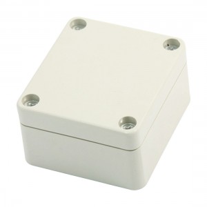 Plastic Waterproof Sealed Power Protector Junction Box 65mmx60mmx36mm