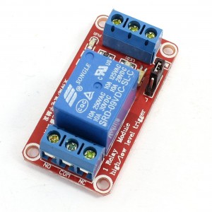 DIY MCU 1Channel Isolated Optocoupler High/Low Level Trigger Relay Module 9VDC