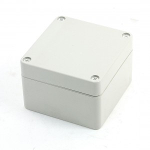 Plastic Waterproof Sealed Power Protector Junction Box 83mmx81mmx56mm
