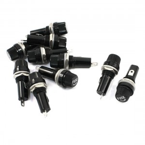 AC 125V/15A  250V/10A Replacement 6x30mm Fuse Holders 10Pieces