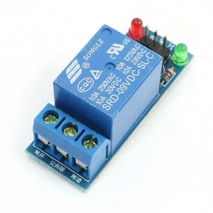 Single Channel Low Level Trigger Relay Module Blue 9V for PIC 51 AVR