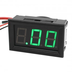 Green 7-Segment LED Digital Display 4 Wires Ammeter Amperemeter DC 0-10A