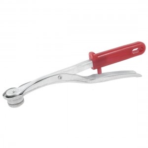 9.1" Red Plastic Handle Single Head Stamping Magnetic Punch Protector