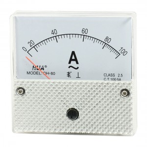 DH-80 AC 0-100A Fine Tuning Dial Current Test Panel Meter Ammeter