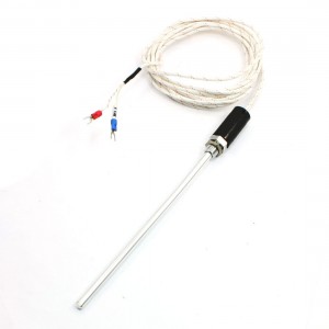 7mm x 200mm Temperature Sensor Head K Type Thermocouple Probe 4M