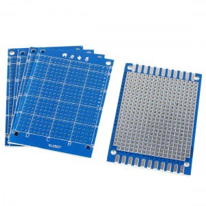 5 Pcs 2.54mm Hole Pitch One Side Tin Plated Universal PCB Board 5cm x 7cm