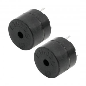 DC 5V 85dB Industrial Black Active Electronic Buzzer 2pcs