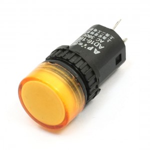 Thread Connection Orange LED Signal Indicator Pilot Light AC380V