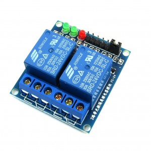 24V 2Channel Optocoupler Driver Low Level Relay Expansion Board Module