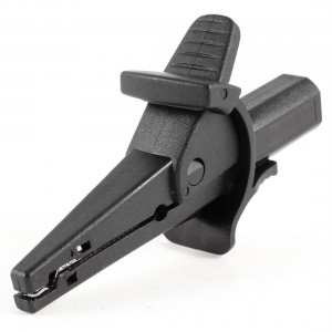 10A Car Battery Test Lead Insulated Crocodile Alligator Clip Clamp Black