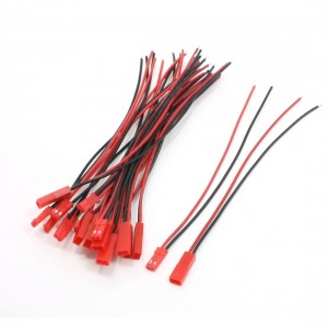 10 Pairs 22AWG 150mm Cable w 2Pin JST M F Plug for RC Battery Motor Connection