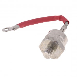 Silver Tone Metal Case Stud Mount Rectifier Diode ZP50A 1200V 50A